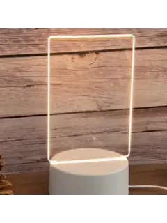 LÁMPARA LED 3D